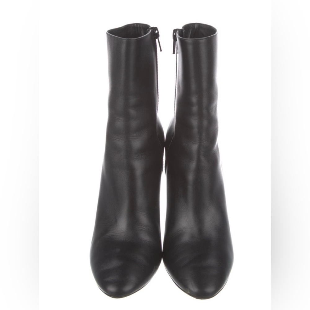 Saint Laurent Sleek Black leather Ankle Booties - Picture 5 of 7